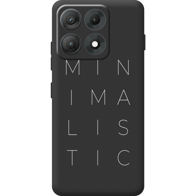 Чорний чохол BoxFace Moto Edge 70 Max Minimalistic