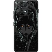 Чорний чохол BoxFace Moto Edge 70 Max Wolf