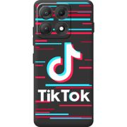 Чорний чохол BoxFace Moto Edge 70 Max Tik Tok