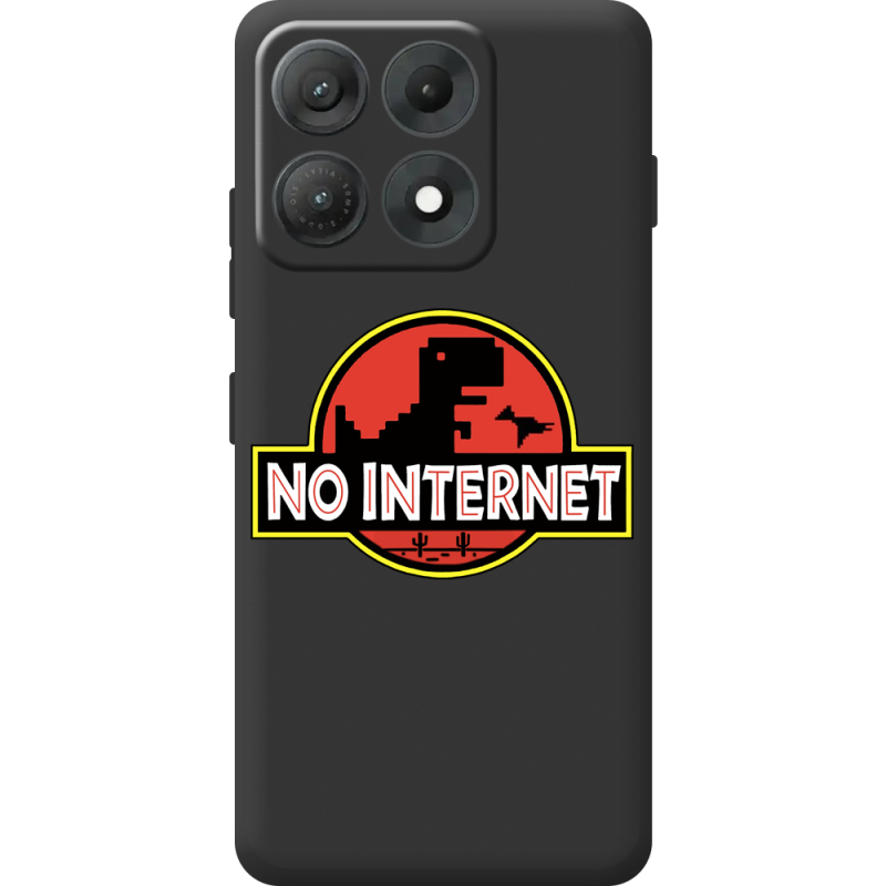 Чорний чохол BoxFace Moto Edge 70 Max No Internet