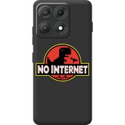 Чорний чохол BoxFace Moto Edge 70 Max No Internet