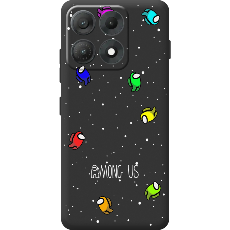 Чорний чохол BoxFace Moto Edge 70 Max Among Us Invisible