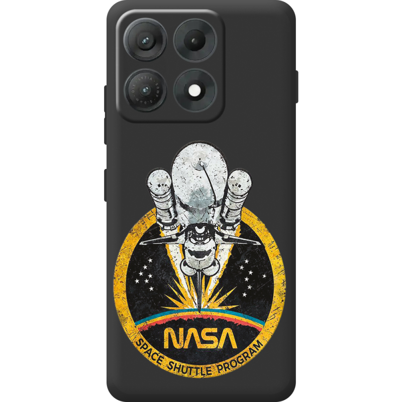 Чорний чохол BoxFace Moto Edge 70 Max NASA Spaceship