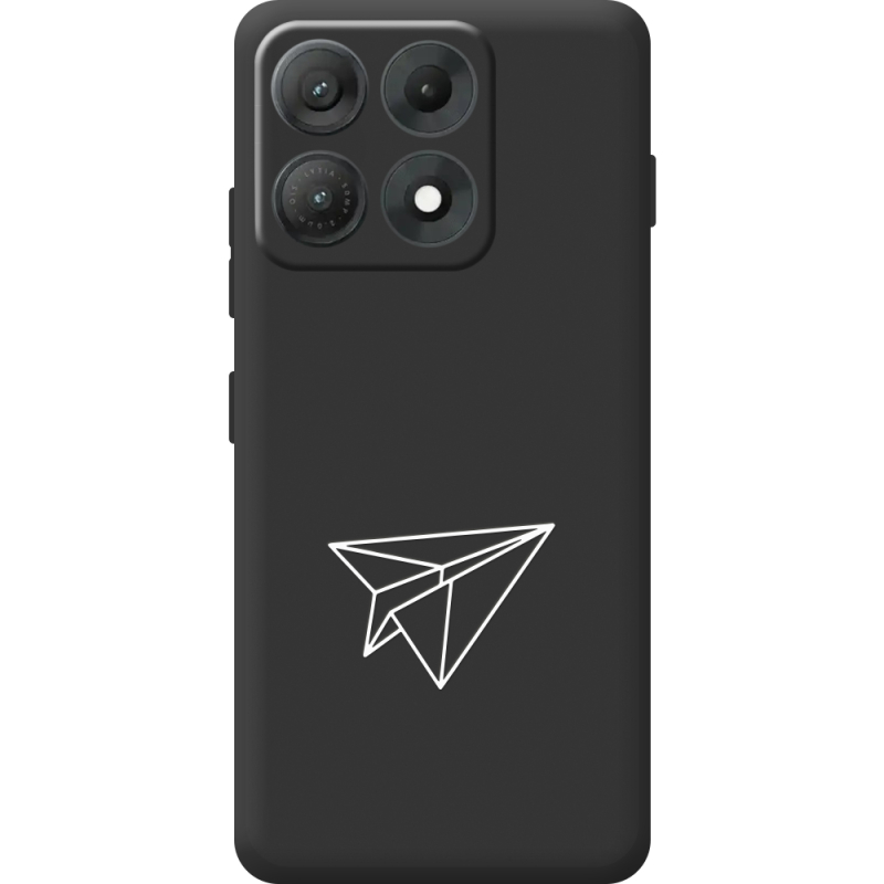 Чорний чохол BoxFace Moto Edge 70 Max Paper Plane