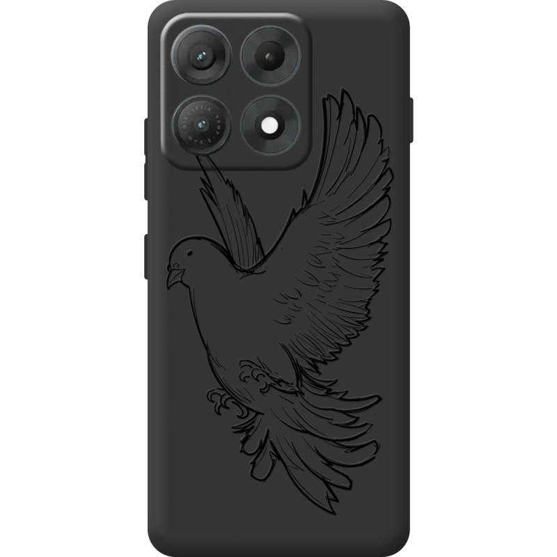 Чорний чохол BoxFace Moto Edge 70 Max Dove
