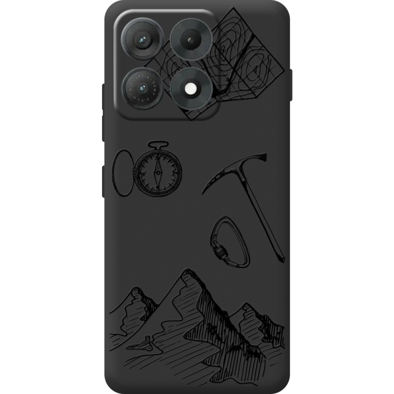 Чорний чохол BoxFace Moto Edge 70 Max Mountains