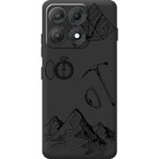 Чорний чохол BoxFace Moto Edge 70 Max Mountains