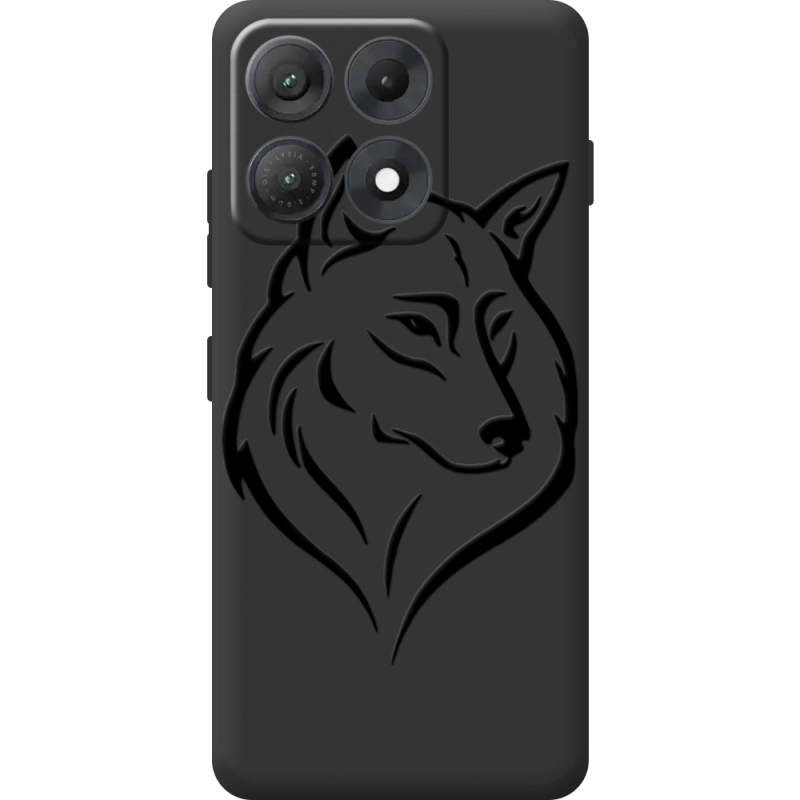 Чорний чохол BoxFace Moto Edge 70 Max Wolf