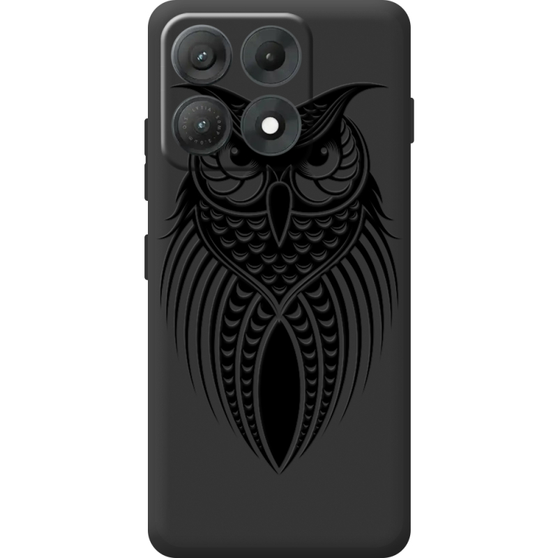 Чорний чохол BoxFace Moto Edge 70 Max Owl