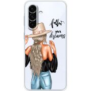 Прозорий чохол BoxFace Samsung Galaxy A18 (A185) Follow Your Dreams