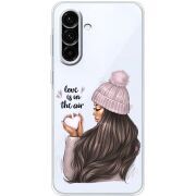 Прозорий чохол BoxFace Samsung Galaxy A18 (A185) love is in the air
