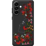 Чорний чохол BoxFace Samsung Galaxy A18 (A185) 3D Ukrainian Muse