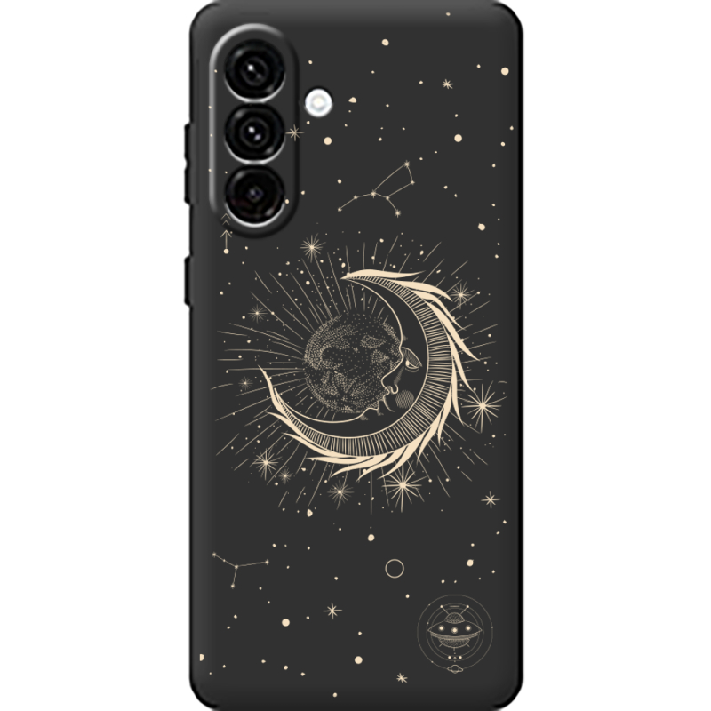Чорний чохол BoxFace Samsung Galaxy A18 (A185) Moon