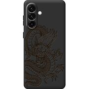Чорний чохол BoxFace Samsung Galaxy A18 (A185) Chinese Dragon