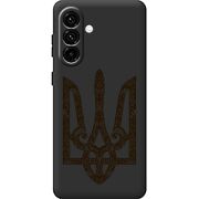 Чорний чохол BoxFace Samsung Galaxy A18 (A185) Ukrainian Trident