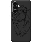 Чорний чохол BoxFace Samsung Galaxy A18 (A185) Lion