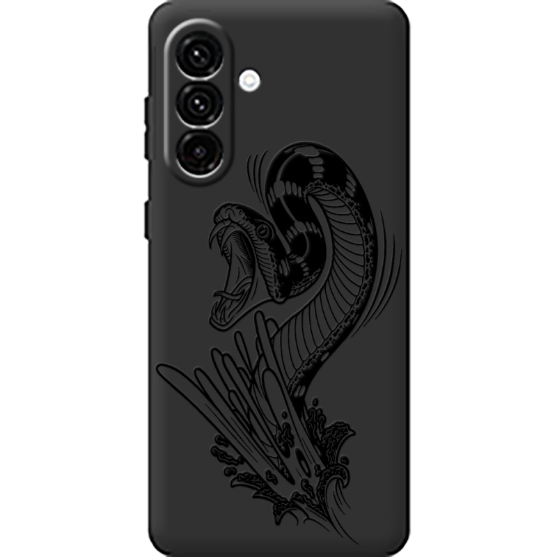 Чорний чохол BoxFace Samsung Galaxy A18 (A185) Snake