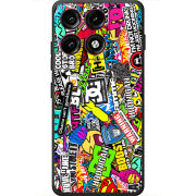 Чохол BoxFace Moto Edge 70 Pro Multicolored Inscriptions