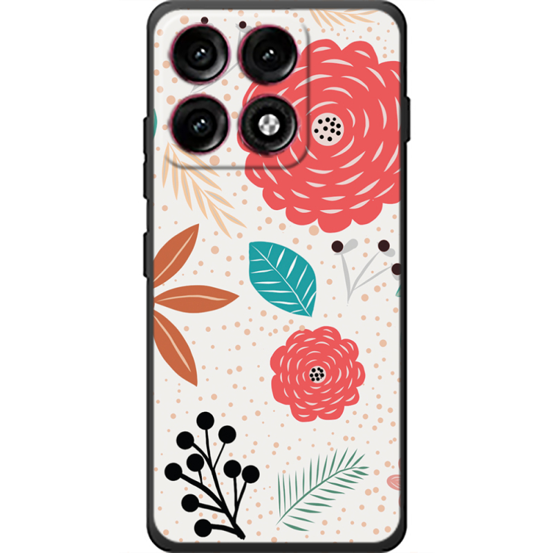 Чохол BoxFace Moto Edge 70 Pro Line Flowers