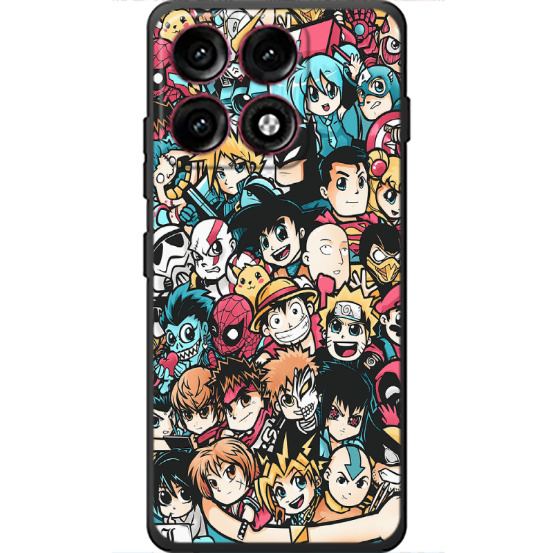 Чохол BoxFace Moto Edge 70 Pro Anime Stickers