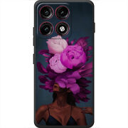Чохол BoxFace Moto Edge 70 Pro Exquisite Purple Flowers