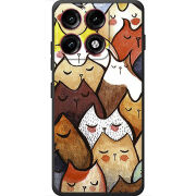 Чохол BoxFace Moto Edge 70 Pro Sleepy Cats