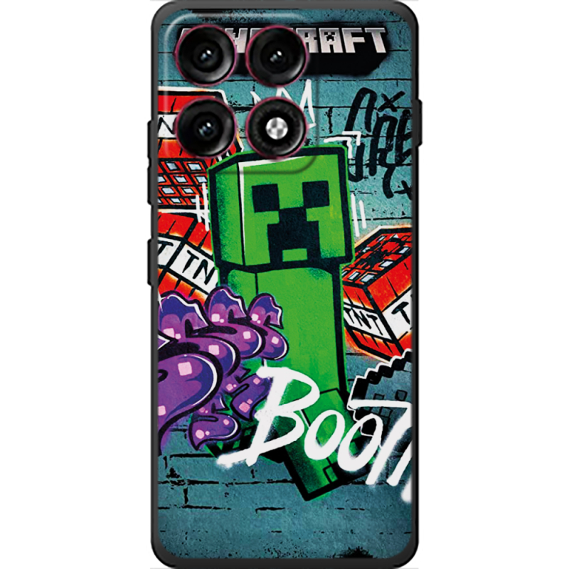 Чохол BoxFace Moto Edge 70 Pro Minecraft Graffiti