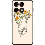 Чохол BoxFace Moto Edge 70 Pro Flower Hands