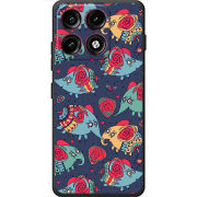 Чохол BoxFace Moto Edge 70 Pro Flying Elephants