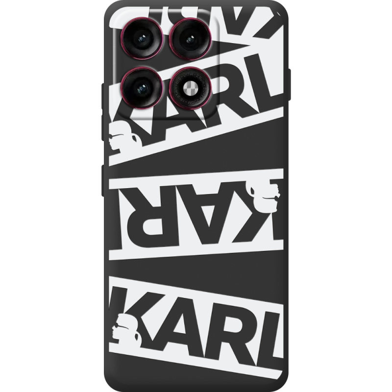 Чорний чохол BoxFace Moto Edge 70 Pro White Karl