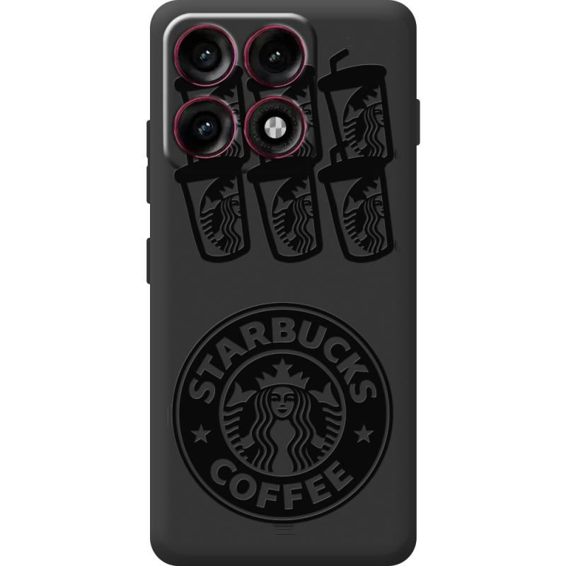 Чорний чохол BoxFace Moto Edge 70 Pro Black Coffee