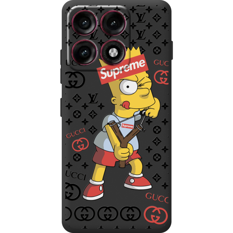 Чорний чохол BoxFace Moto Edge 70 Pro Yellow Fun