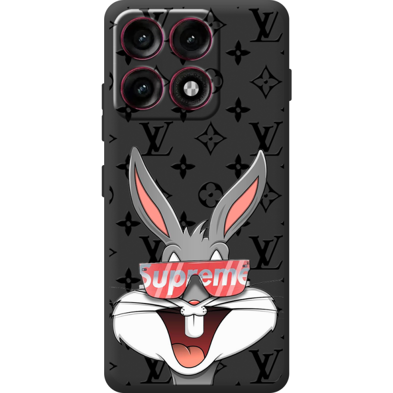 Чорний чохол BoxFace Moto Edge 70 Pro looney bunny