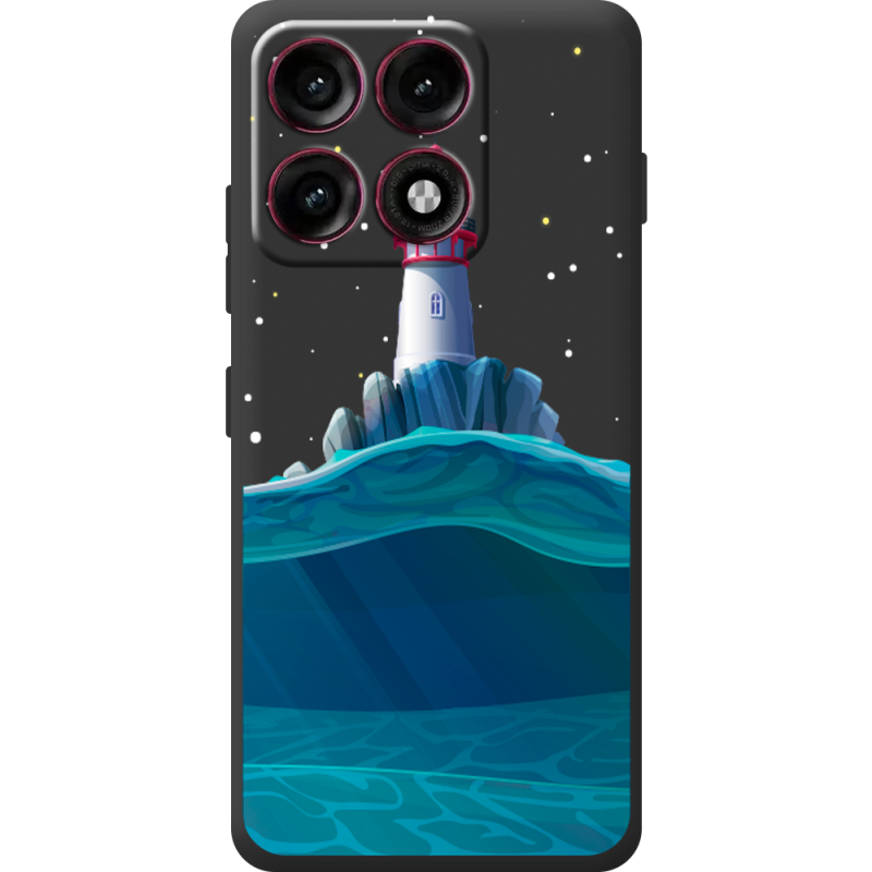 Чорний чохол BoxFace Moto Edge 70 Pro Lighthouse