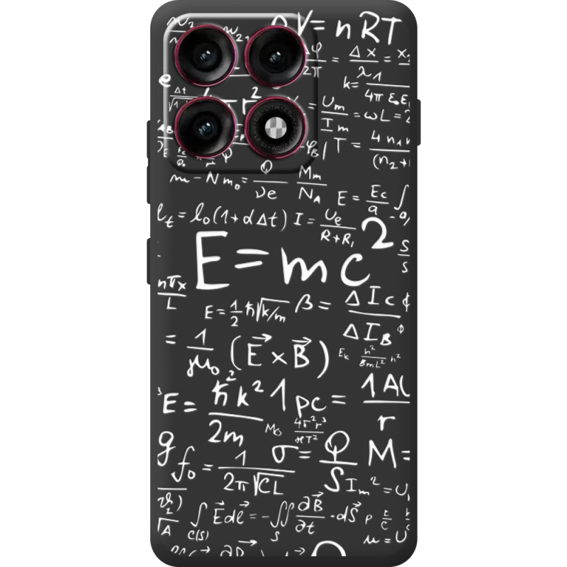 Чорний чохол BoxFace Moto Edge 70 Pro E=mc2