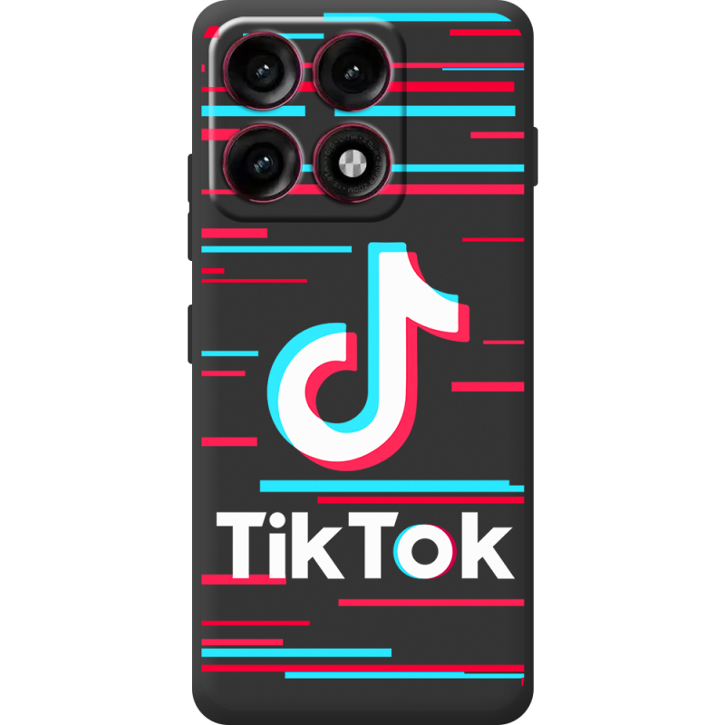 Чорний чохол BoxFace Moto Edge 70 Pro Tik Tok