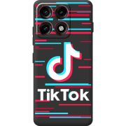 Чорний чохол BoxFace Moto Edge 70 Pro Tik Tok