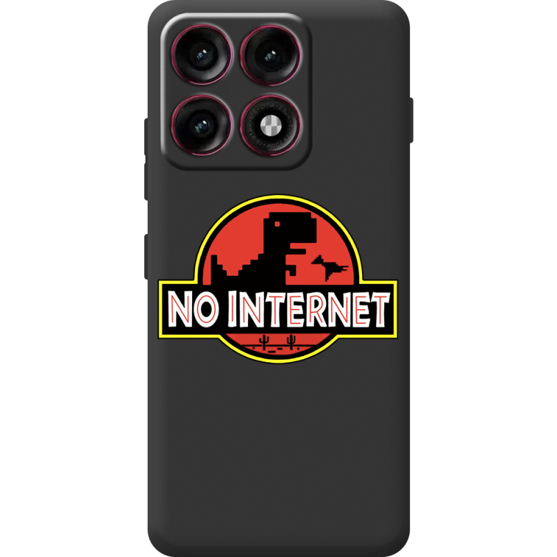 Чорний чохол BoxFace Moto Edge 70 Pro No Internet