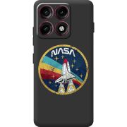 Чорний чохол BoxFace Moto Edge 70 Pro NASA