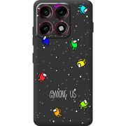 Чорний чохол BoxFace Moto Edge 70 Pro Among Us Invisible