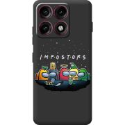 Чорний чохол BoxFace Moto Edge 70 Pro Among Us Impostors