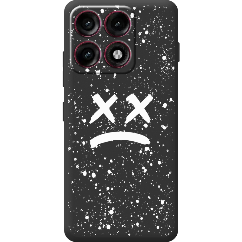 Чорний чохол BoxFace Moto Edge 70 Pro Sad Way