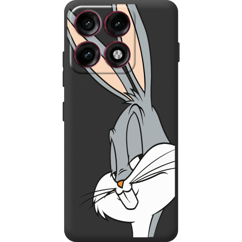 Чорний чохол BoxFace Moto Edge 70 Pro Lucky Rabbit