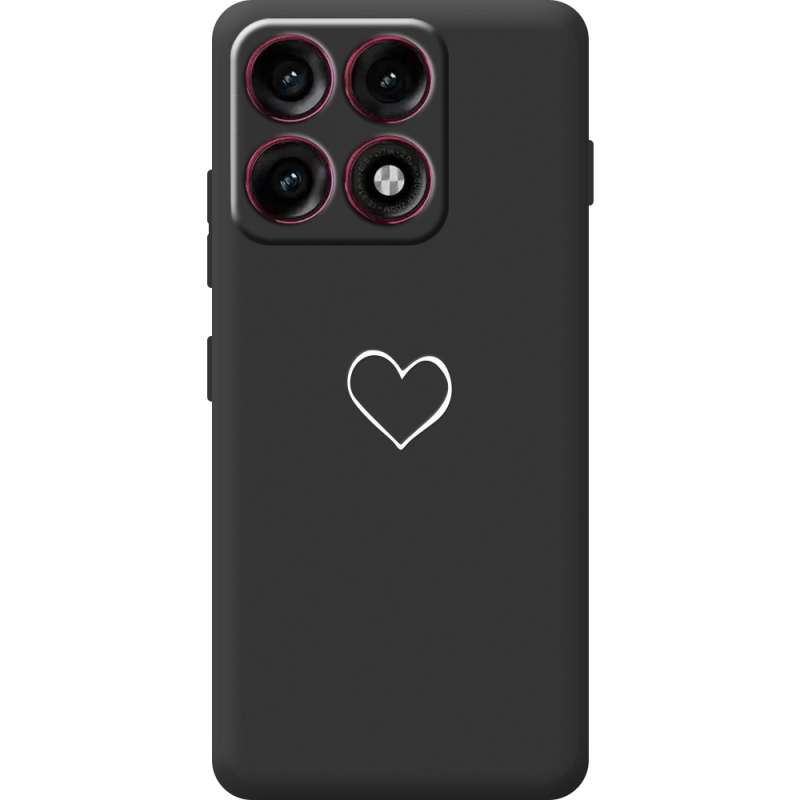 Чорний чохол BoxFace Moto Edge 70 Pro My Heart