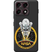 Чорний чохол BoxFace Moto Edge 70 Pro NASA Spaceship