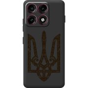 Чорний чохол BoxFace Moto Edge 70 Pro Ukrainian Trident