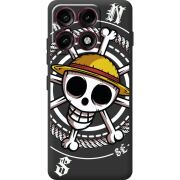 Чорний чохол BoxFace Moto Edge 70 Pro One Piece Компас
