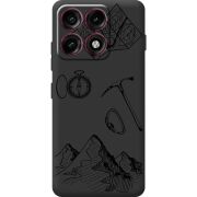 Чорний чохол BoxFace Moto Edge 70 Pro Mountains