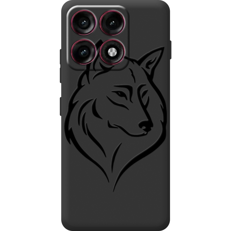 Чорний чохол BoxFace Moto Edge 70 Pro Wolf