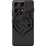Чорний чохол BoxFace Moto Edge 70 Pro Wolf